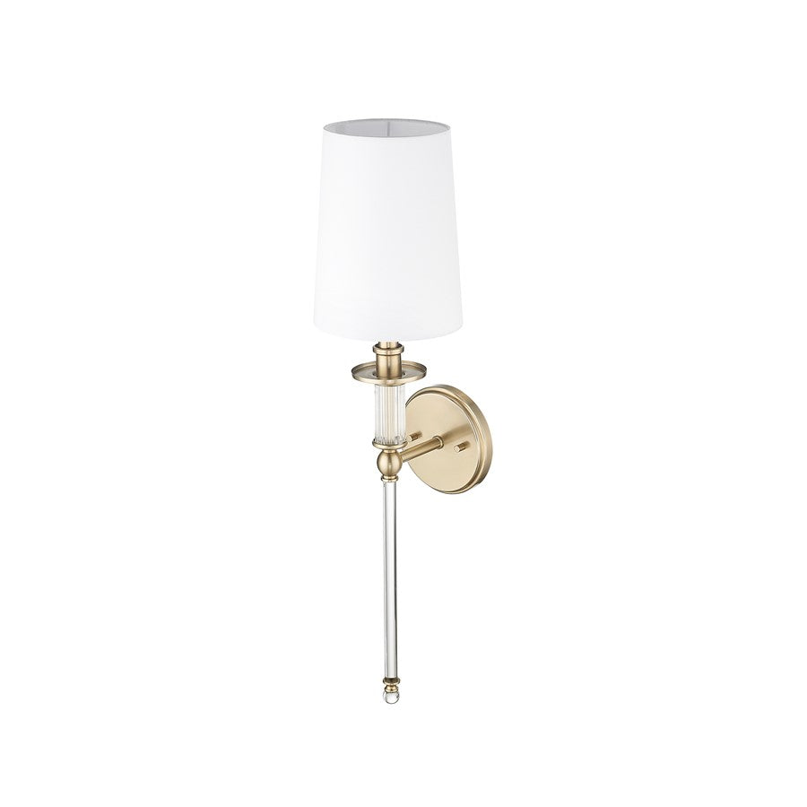 Millennium Lighting 1Lt Wall Sconce/Round, Modern Gold/White