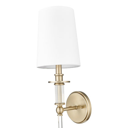 Millennium Lighting 1Lt Wall Sconce/Round, Modern Gold/White