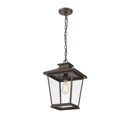 Millennium Lighting Bellmon 1Lt Outdoor Pendant, Coated Bronze