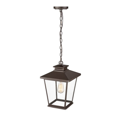 Millennium Lighting Bellmon 1Lt Outdoor Pendant, Coated Bronze