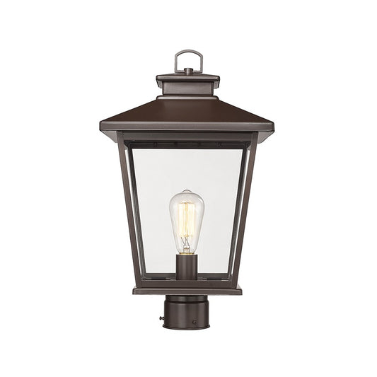 Millennium Lighting Bellmon 1Lt Outdoor Post Lantern, Bronze - 4723-PBZ
