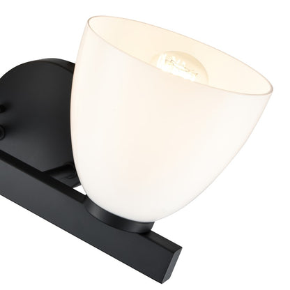 Millennium Lighting Apria 2Lt 16" Vanity, Black/Opal