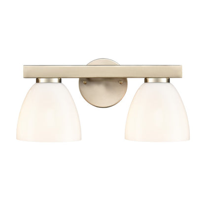 Millennium Lighting Apria 2Lt 16" Vanity, Modern Gold/Opal