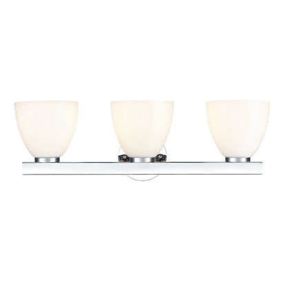 Millennium Lighting Apria 3Lt 24" Vanity, Polished Chrome/Opal