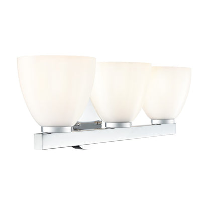 Millennium Lighting Apria 3Lt 24" Vanity, Polished Chrome/Opal