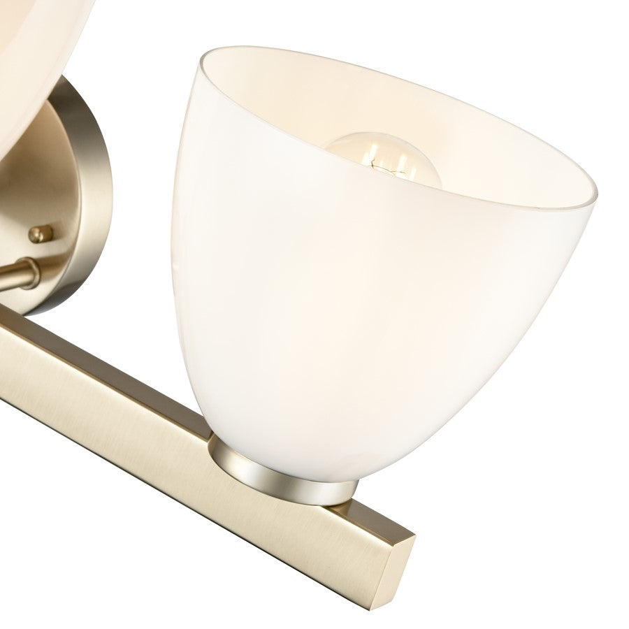 Millennium Lighting Apria 3Lt 24" Vanity, Modern Gold/Opal