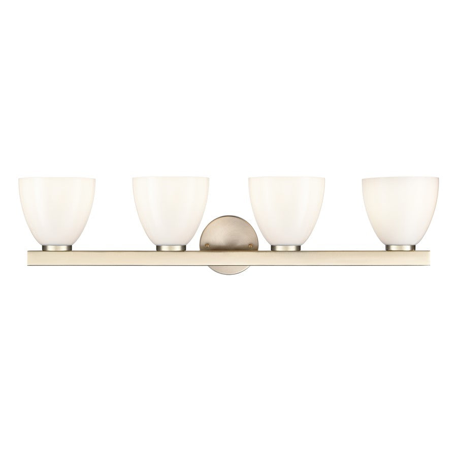 Millennium Lighting Apria 4Lt 33" Vanity, Modern Gold/Opal