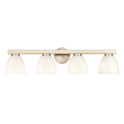 Millennium Lighting Apria 4Lt 33" Vanity, Modern Gold/Opal