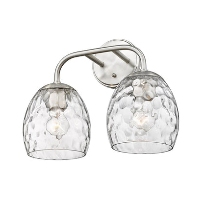 Millennium Lighting Gallos 2Lt Bathroom Vanity Light, Nickel