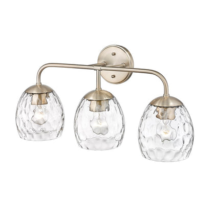 Millennium Lighting Gallos 3Lt Vanity, Modern Gold