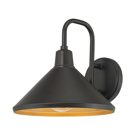 Millennium Lighting Vectra 1Lt 10" Outdoor Wall Sconce, Coated Black - 51101-PBK