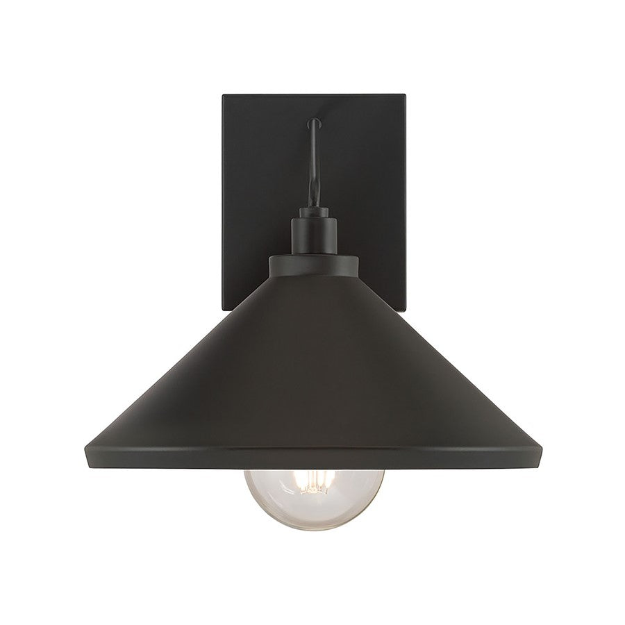 Millennium Lighting Vectra 1Lt 9" Outdoor Wall Sconce, Coated Black