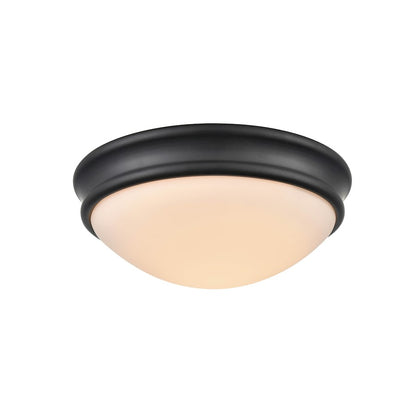 Millennium Flushmount Ceiling Light, Matte Black