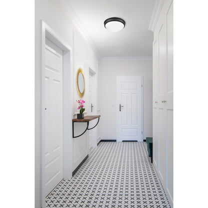 Millennium Flushmount Ceiling Light, Matte Black