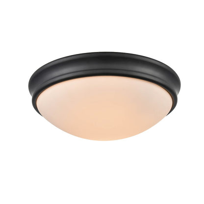 Millennium Flushmount Ceiling Light, Matte Black