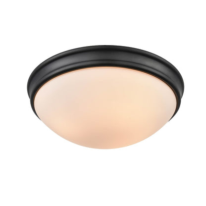 Millennium Flushmount Ceiling Light, Matte Black