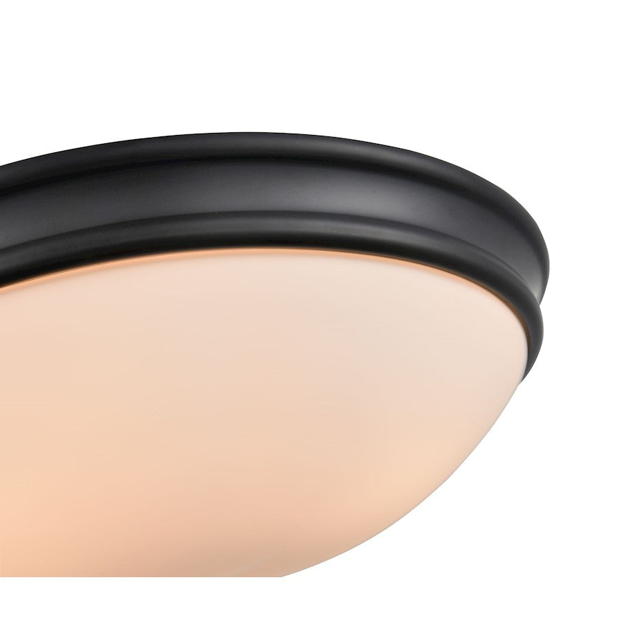 Millennium Flushmount Ceiling Light, Matte Black