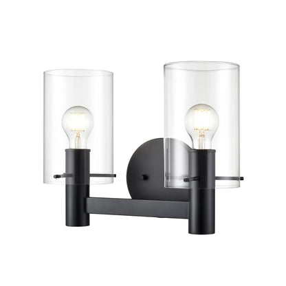 Millennium Lighting Apolla 2Lt Vanity, Black