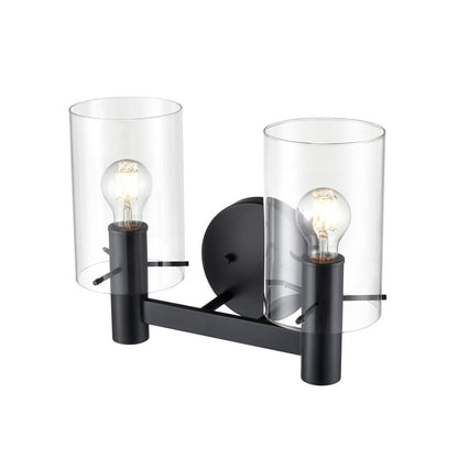 Millennium Lighting Apolla 2Lt Vanity, Black