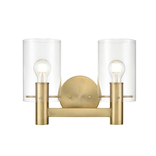 Millennium Lighting Apolla 2Lt Vanity, Vintage Brass - 55102-VB