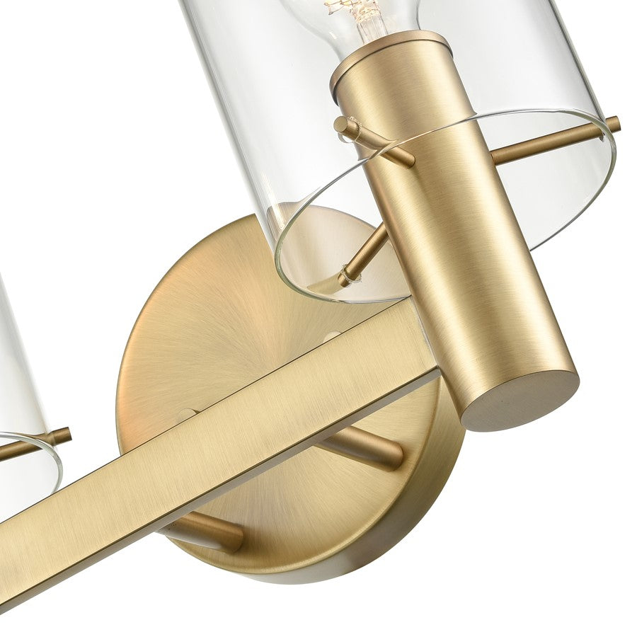 Millennium Lighting Apolla 2Lt Vanity, Vintage Brass