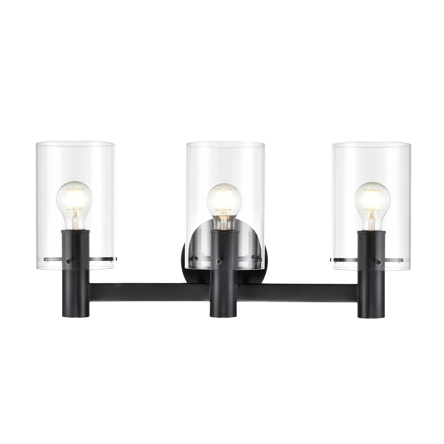Millennium Lighting Apolla 3Lt Vanity, Black - 55103-MB