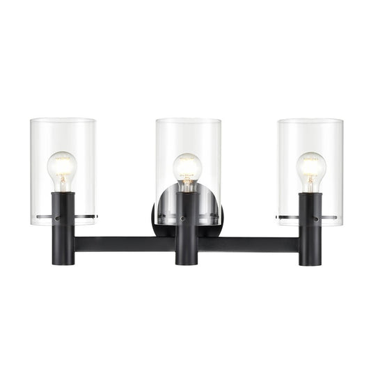 Millennium Lighting Apolla 3Lt Vanity, Black - 55103-MB