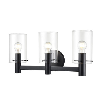 Millennium Lighting Apolla 3Lt Vanity, Black