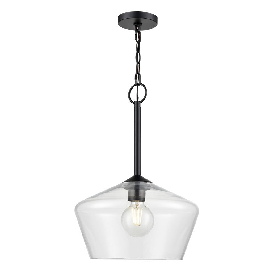 Millennium Lighting Morbelle 1Lt Pendant, Black