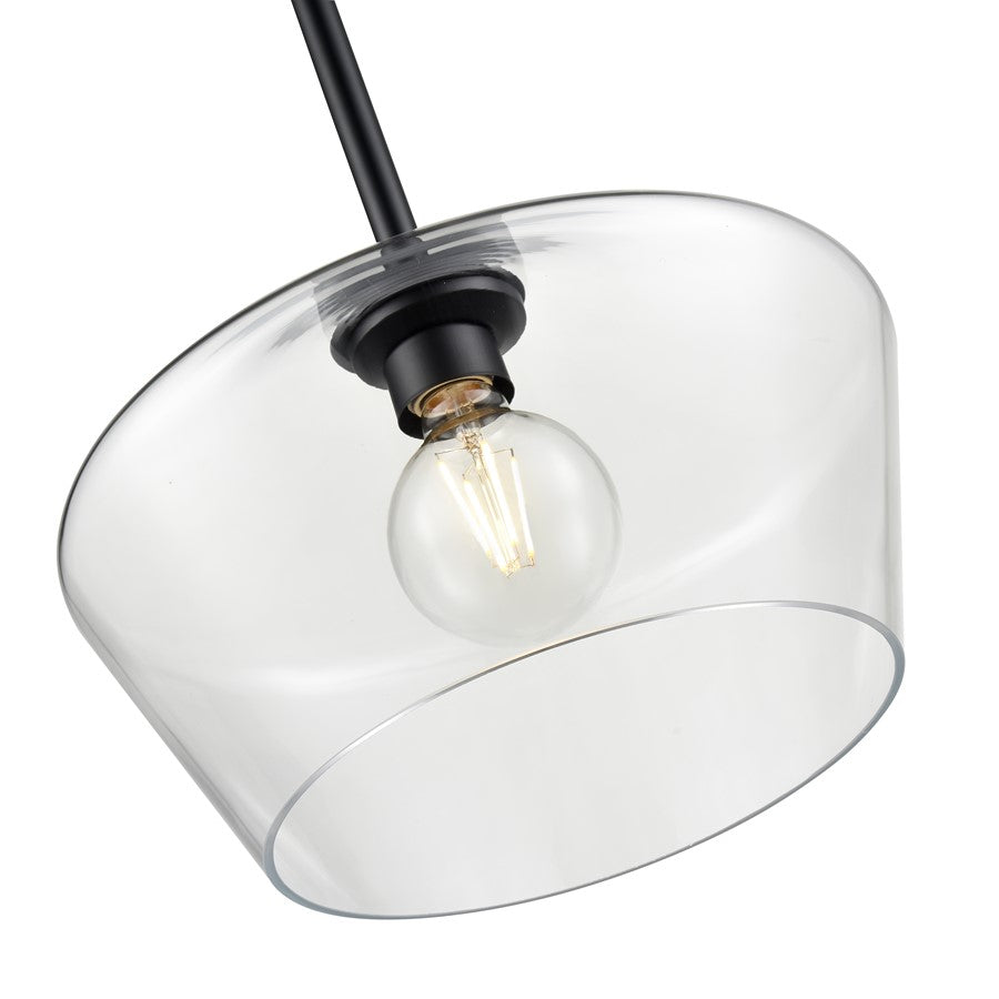 Millennium Lighting Morbelle 1Lt Pendant, Black