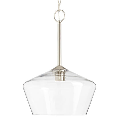 Millennium Lighting Morbelle 1Lt Pendant, Polished Nickel - 55201-PN