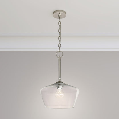 Millennium Lighting Morbelle 1Lt Pendant, Polished Nickel