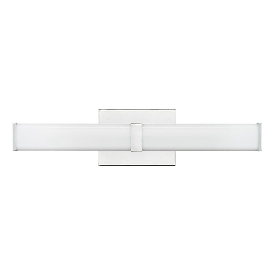 Millennium Tron 18" Bathroom Vanity LED Bath Bar, Chrome/White