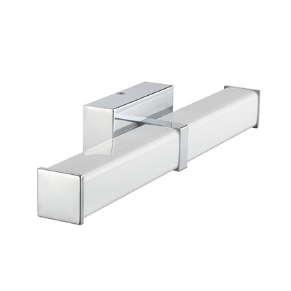 Millennium Tron 18" Bathroom Vanity LED Bath Bar, Chrome/White