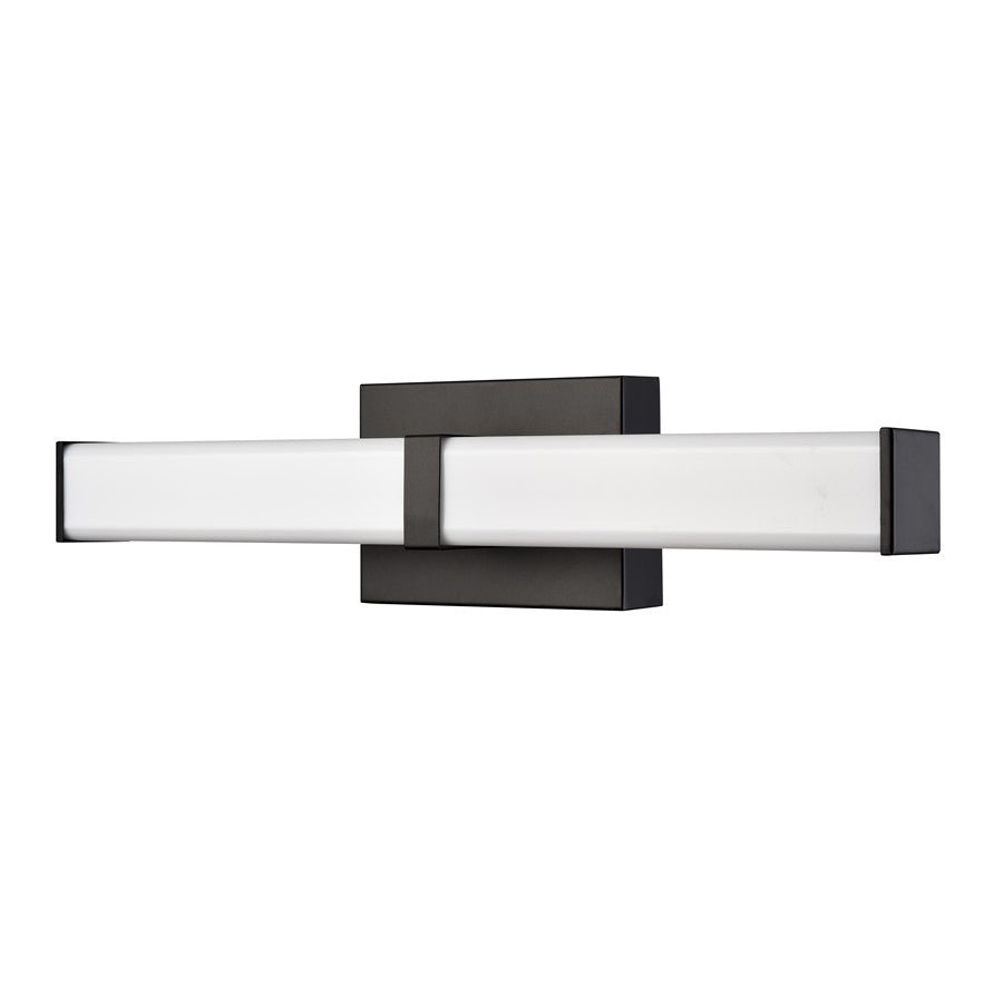 Millennium Lighting Tron 18" LED Vanity, Black/White