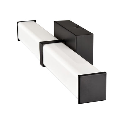 Millennium Lighting Tron 18" LED Vanity, Black/White