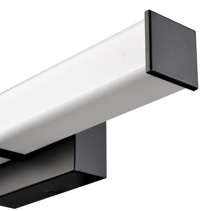 Millennium Lighting Tron 18" LED Vanity, Black/White