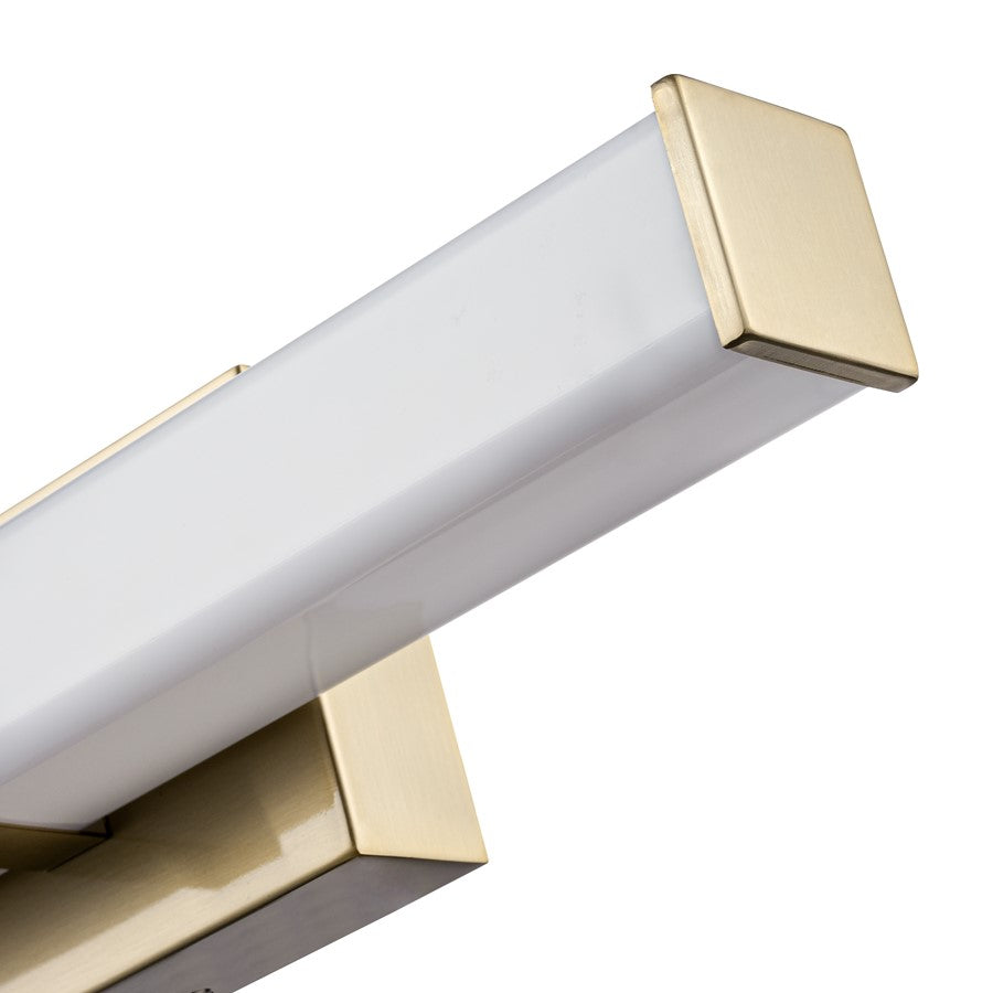 Millennium Lighting Tron 18" Bathroom Vanity LED Bath Bar, Gold/White