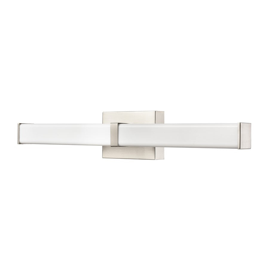 Millennium Lighting Tron 24" LED Vanity, Brushed Nickel/White