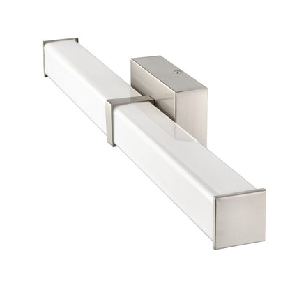 Millennium Lighting Tron 24" LED Vanity, Brushed Nickel/White