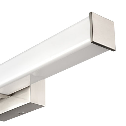 Millennium Lighting Tron 24" LED Vanity, Brushed Nickel/White