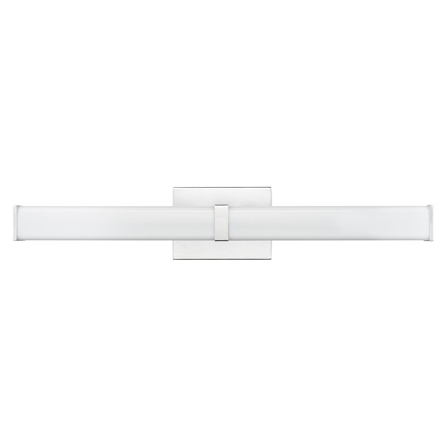 Millennium Tron 24" Bathroom Vanity LED Bath Bar, Chrome/White
