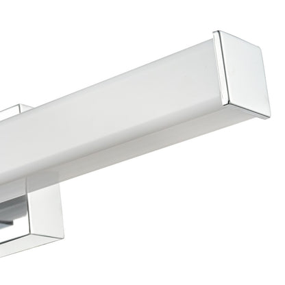 Millennium Tron 24" Bathroom Vanity LED Bath Bar, Chrome/White