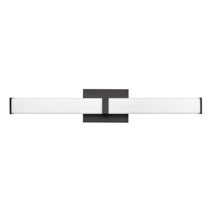 Millennium Lighting Tron 24" LED Vanity, Black/White - 60021-MB