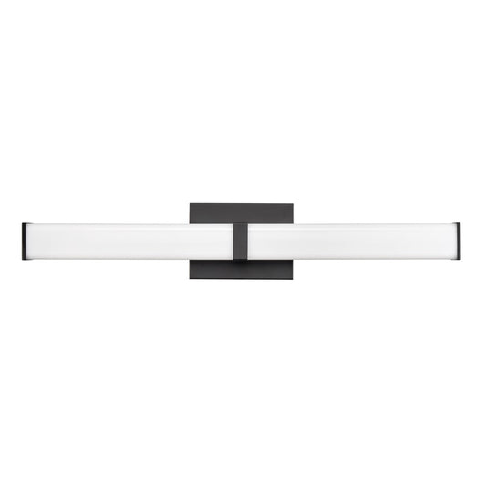 Millennium Lighting Tron 24" LED Vanity, Black/White - 60021-MB