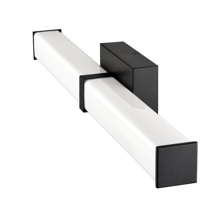 Millennium Lighting Tron 24" LED Vanity, Black/White