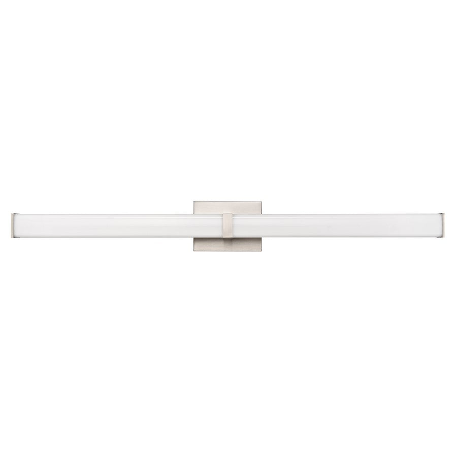 Millennium Lighting Tron 36" LED Vanity, Brushed Nickel/White - 60031-BN