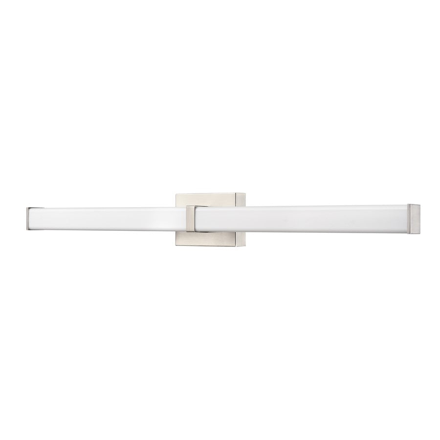 Millennium Lighting Tron 36" LED Vanity, Brushed Nickel/White