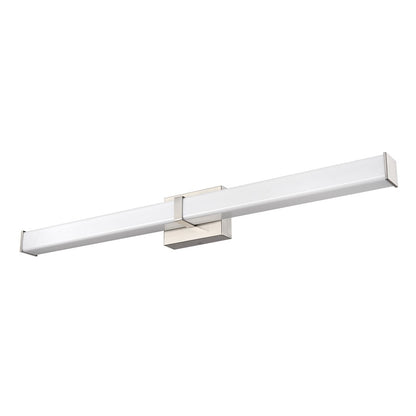 Millennium Lighting Tron 36" LED Vanity, Brushed Nickel/White