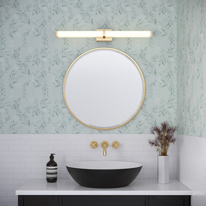 Millennium Lighting Tron 36" Bathroom Vanity LED Bath Bar, Gold/White